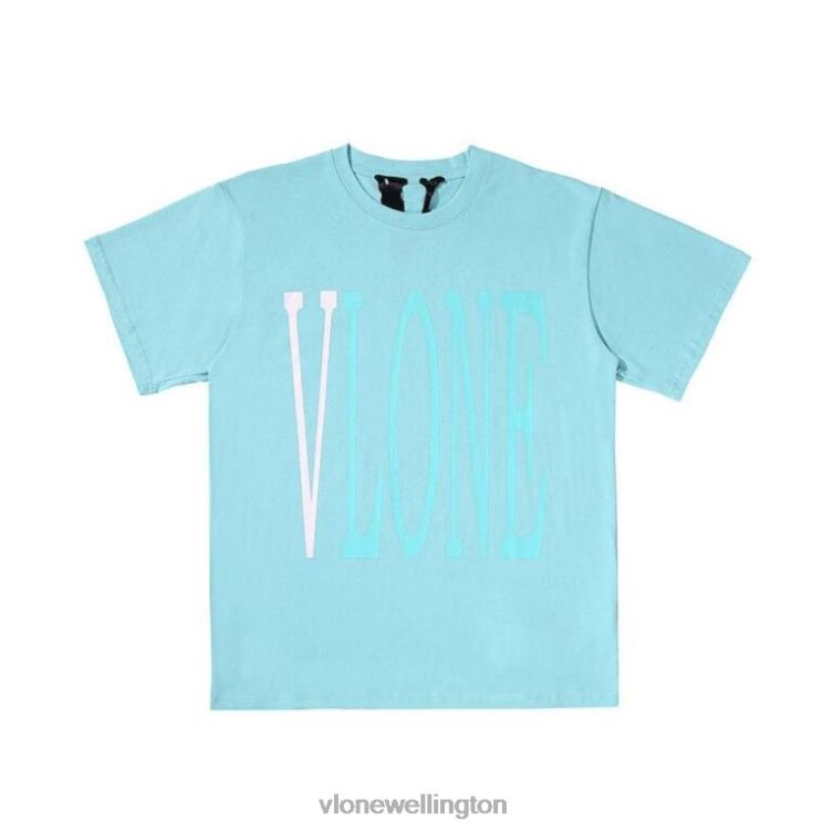 Turquoise T Shirt Blue Men Vlone HRJFR181 Top