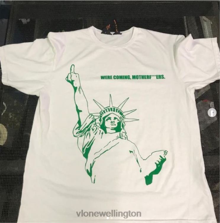 Were Coming Mother Fucker T Shirt Men Vlone HRJFR261 Top