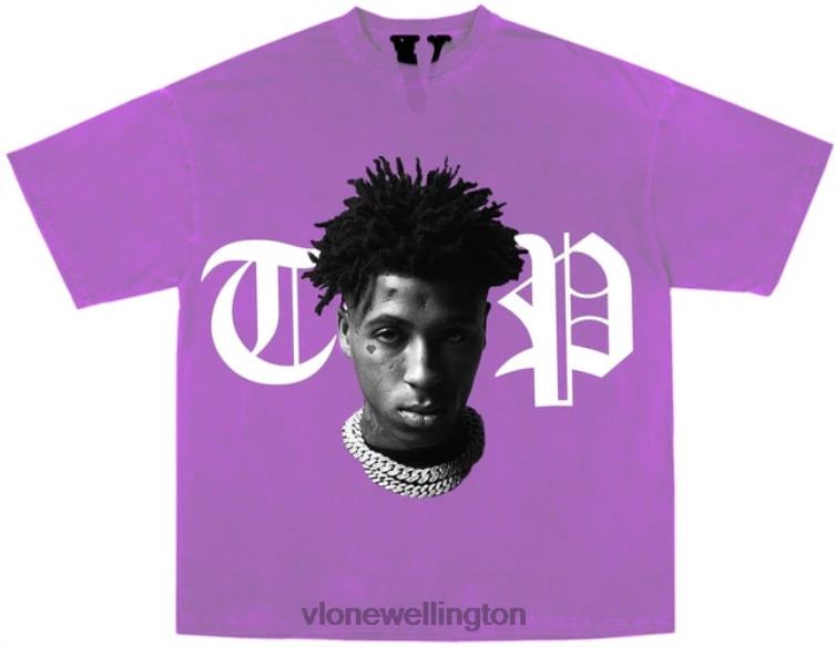 Youngboy NBA Peace Hardly Purple Tee Men Vlone HRJFR240 Top