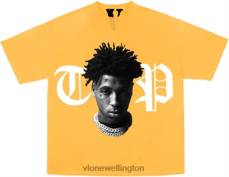 Youngboy NBA Peace Hardly Yellow Tee Men Vlone HRJFR239 Top